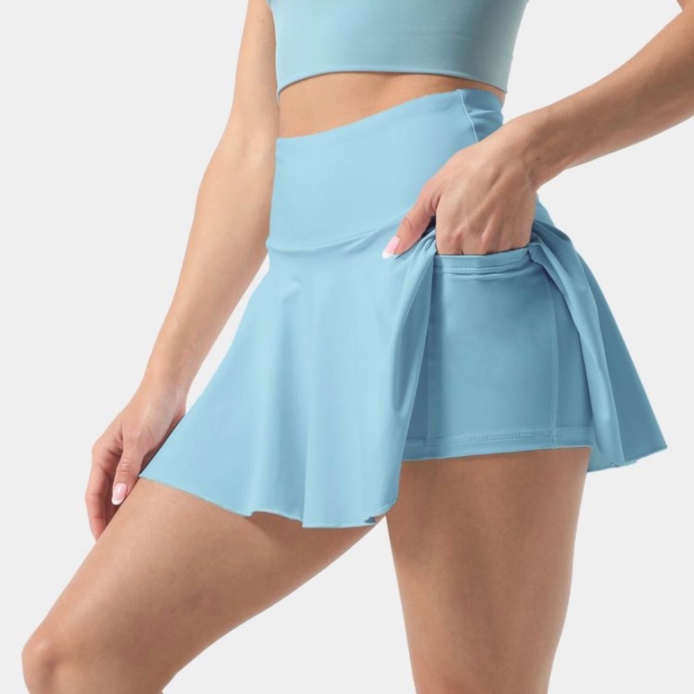 Halara Cotton Candy Blue Athletic Skirt